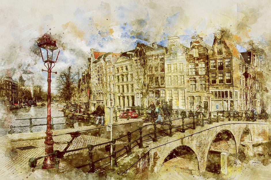 Town Netherlands Keizersgracht Amsterdam