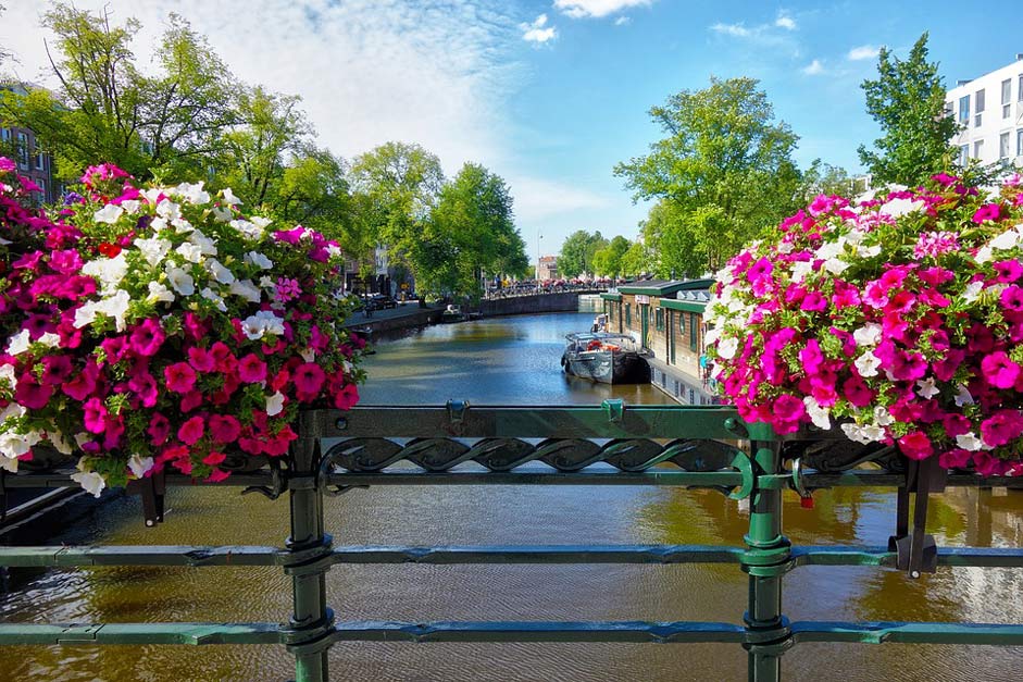 Boat Bridge Rail Canal