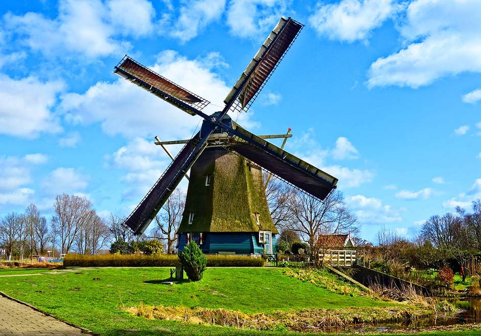 Historic Historic-Windmill Windmill Dutch-Windmill