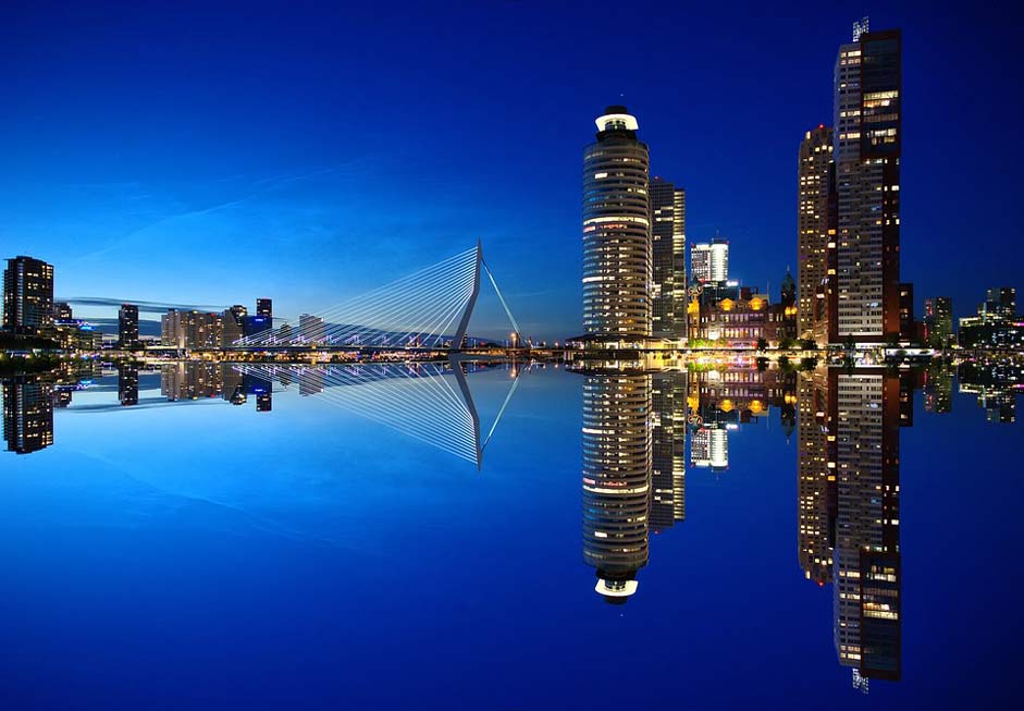 Netherlands Architecture Skyline Rotterdam