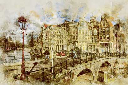 Amsterdam Town Netherlands Keizersgracht Picture