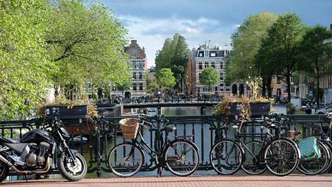 Amsterdam Bike Channel Holland Picture
