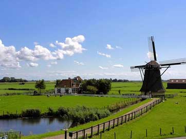 Netherlands Clouds Sky Landscape Picture