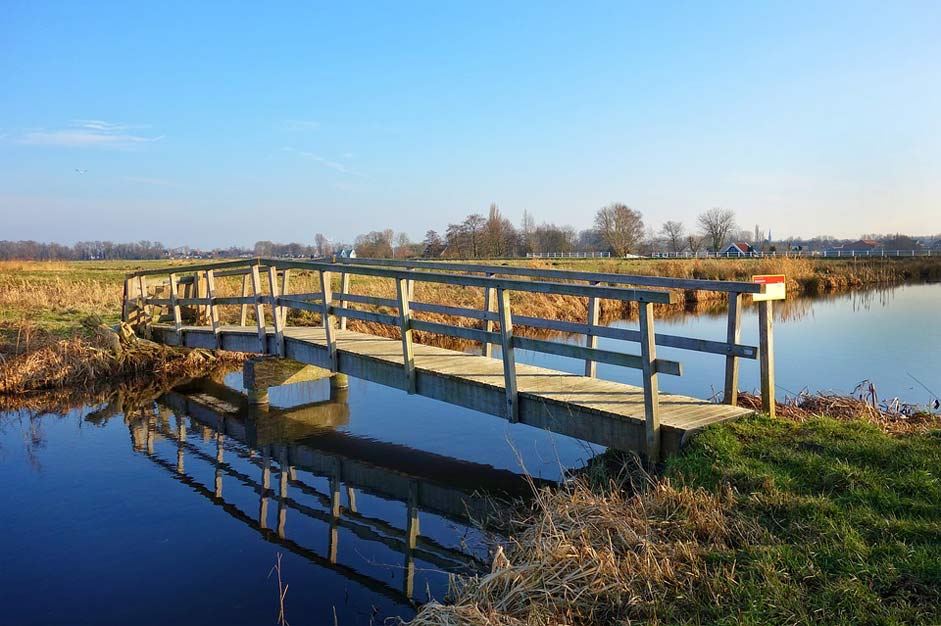 Bridge Footbridge Stream Waterway