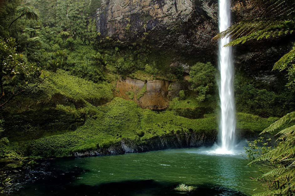 Nature Waterfall New-Zealand Bridal-Veil-Fall