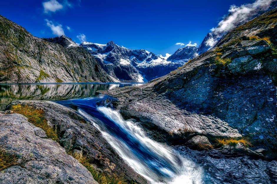 Scenic Landscape New-Zealand Fiordland-National-Park