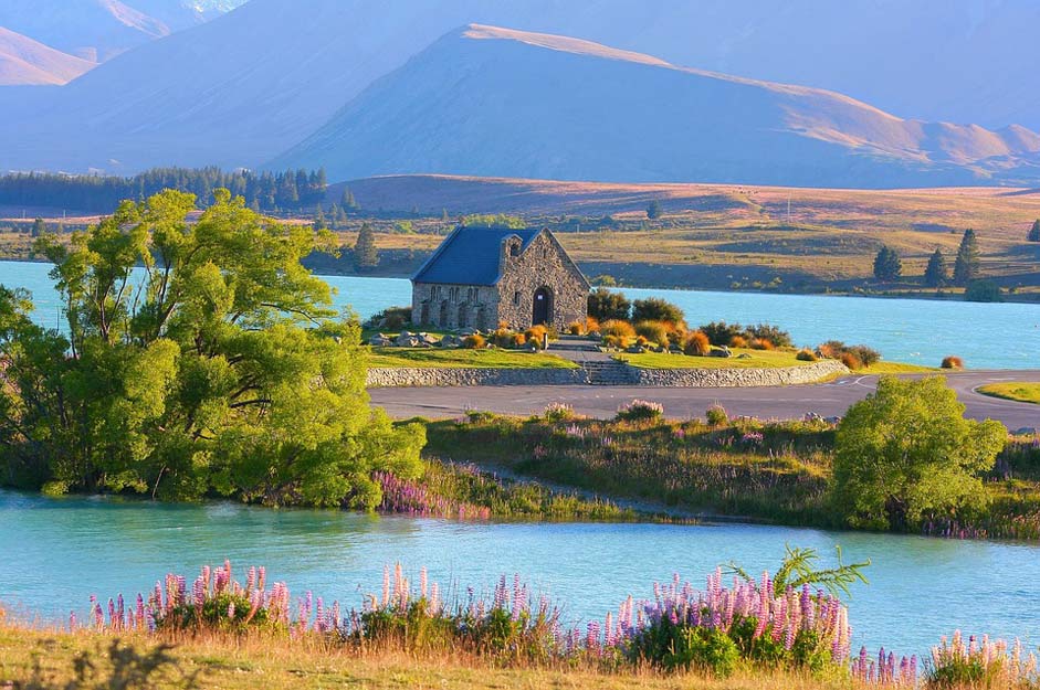 Nature Church New-Zealand Lake-Tekapo