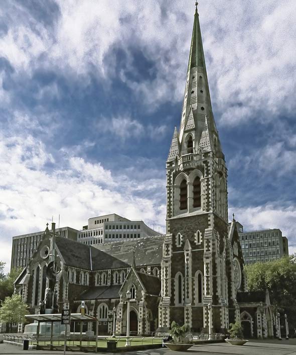  Christchurch-Cathedral Christchurch New-Zealand