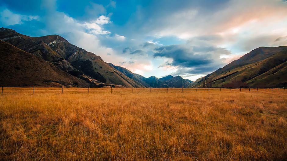 Clouds Sky Mountains New-Zealand