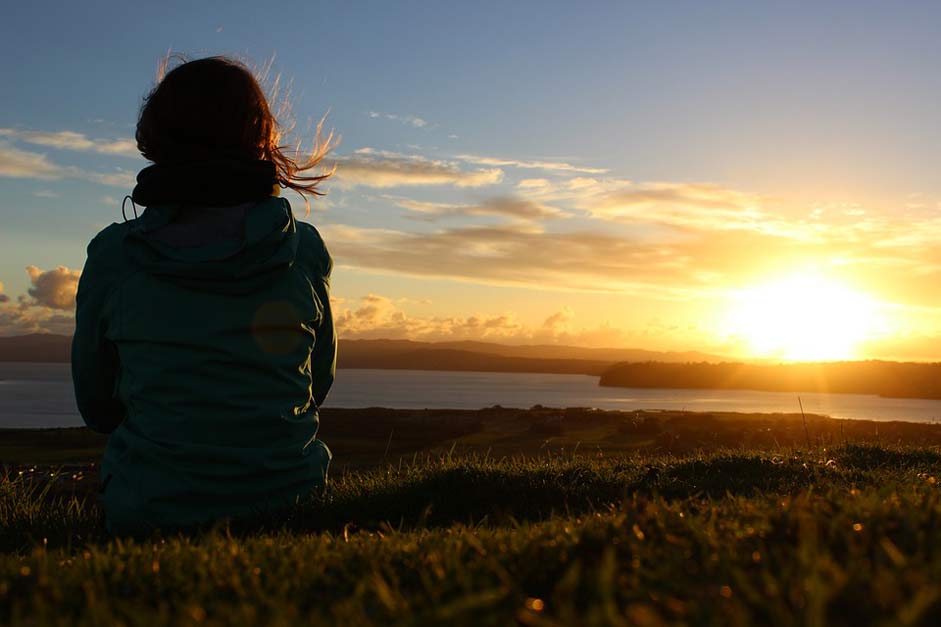 Relaxation Nature Meadow Sunset