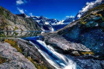 Fiordland-National-Park Scenic Landscape New-Zealand Picture