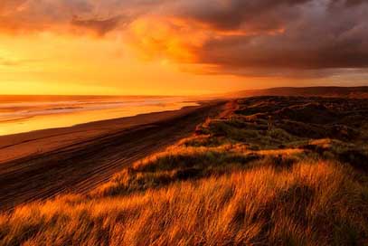 New-Zealand Beautiful Dusk Sunset Picture