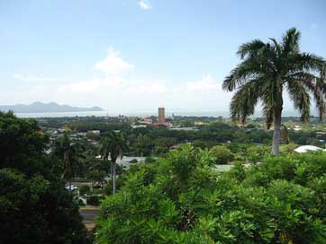 Managua City Lake Panoramic Picture