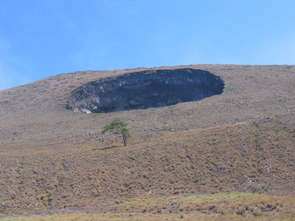 Managua Nicaragua Batteries-Hole Volcano
