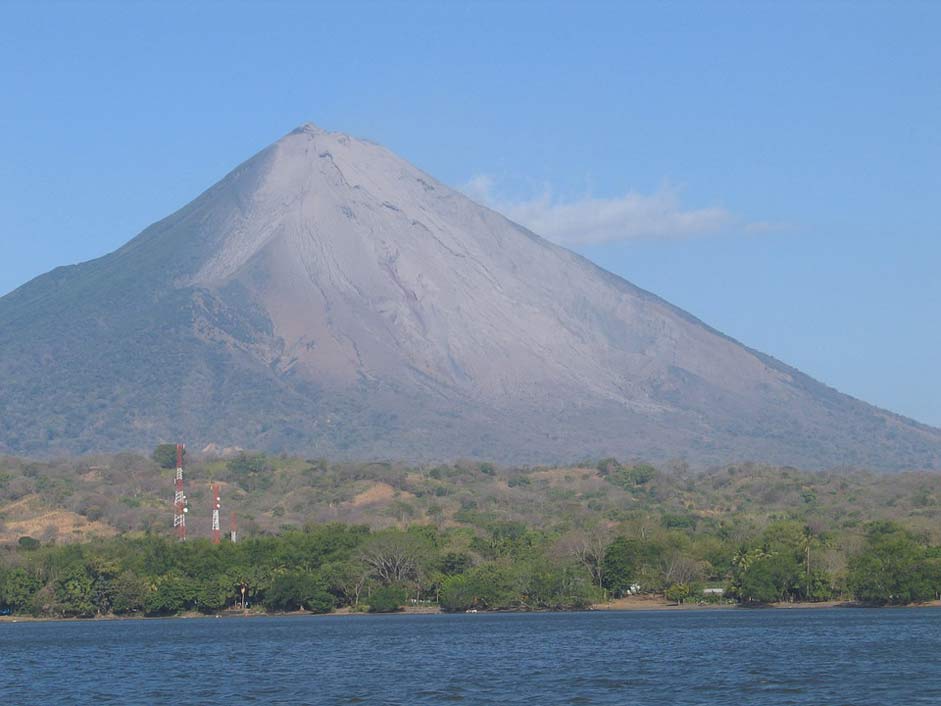 Nicaragua Rivas Ometepe-Island Volcano-View