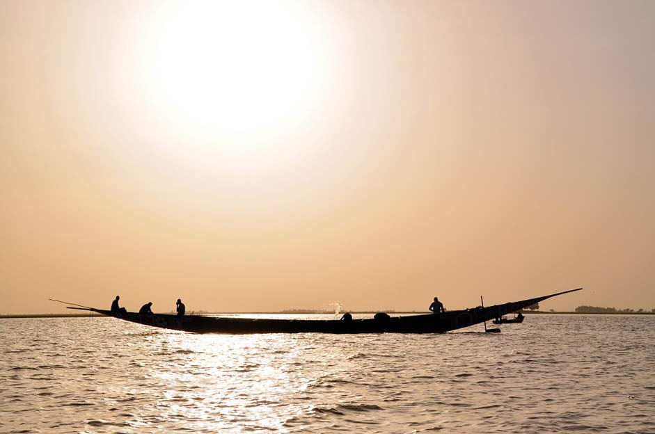 Boat River Africa Niger