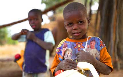 Children Village Africa Street Picture