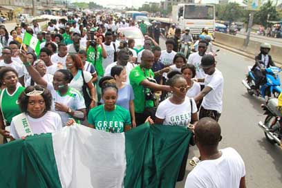 Nigeria People Independence Green-Walk Picture