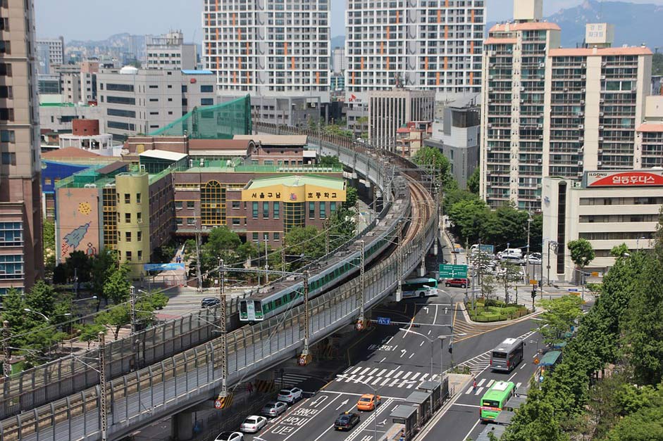 South-Korea-Subway Republic-Of-Korea Subway Train