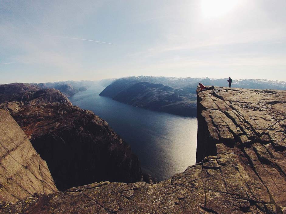 High Massive Rock Cliff