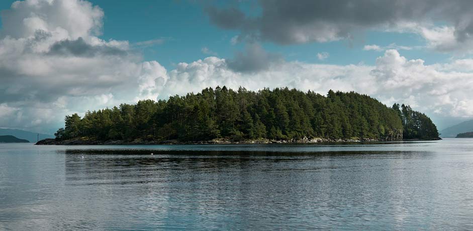 Landscape Sea Norway Island