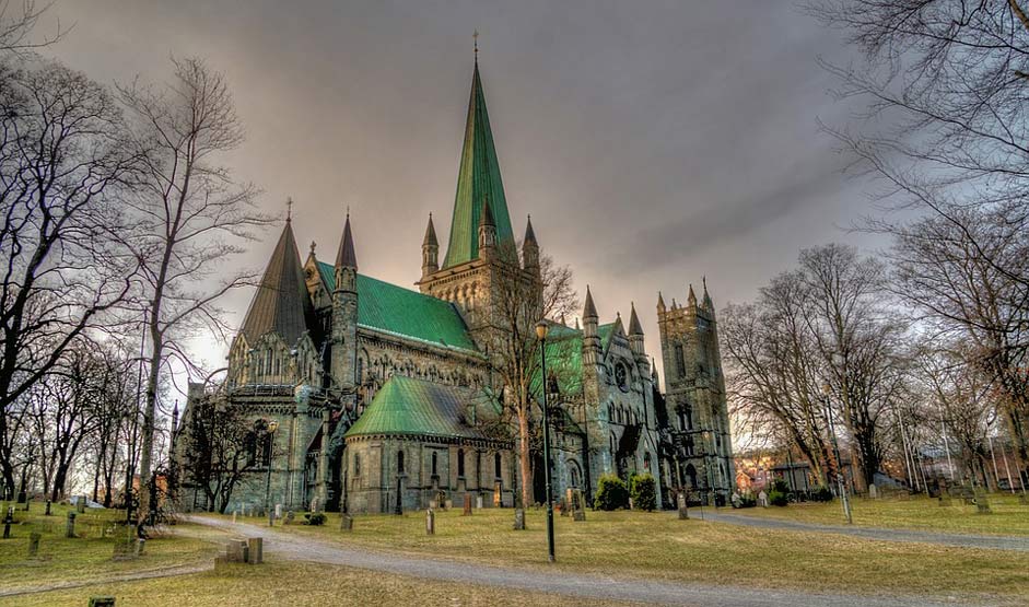 Architecture Norway Trondheim Nidaros-Cathedral