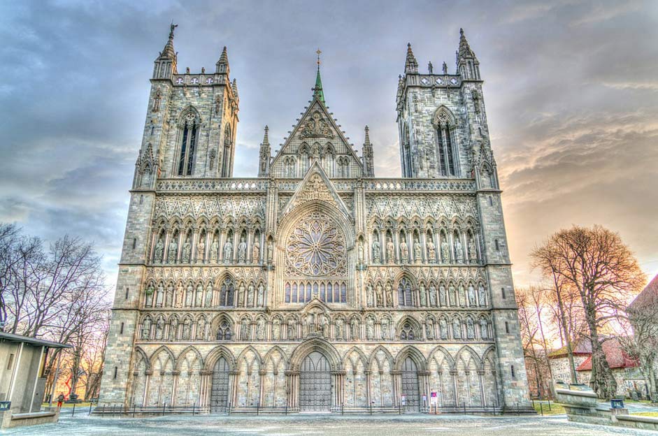 Cathedral Norway Trondheim Nidaros-Cathedral