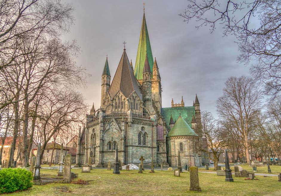 Architecture Norway Trondheim Nidaros-Cathedral