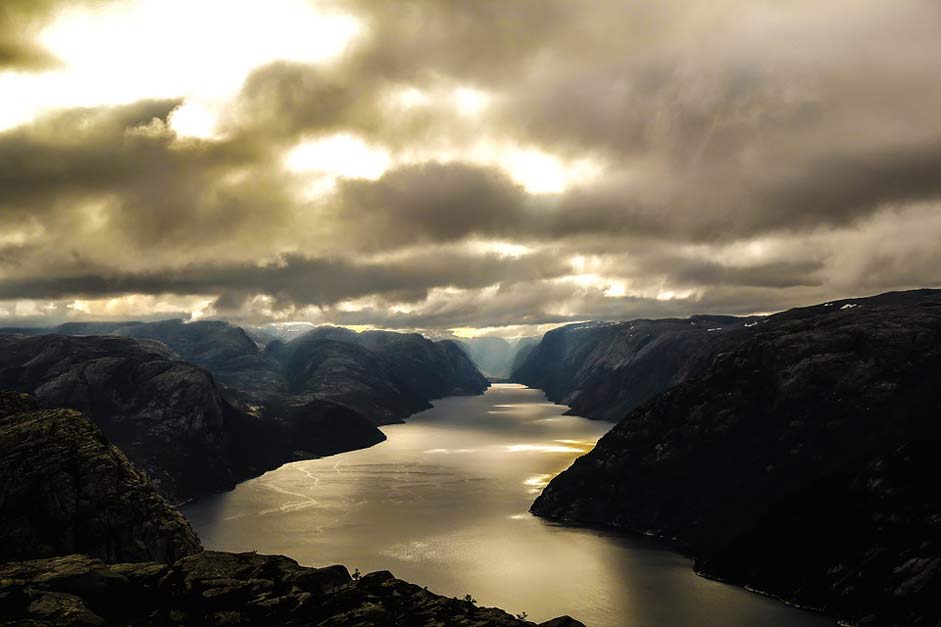 Waterpolo Lysefjord Fjord Norway