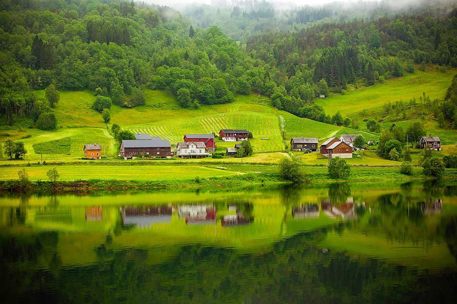 Water River Fjord Norway