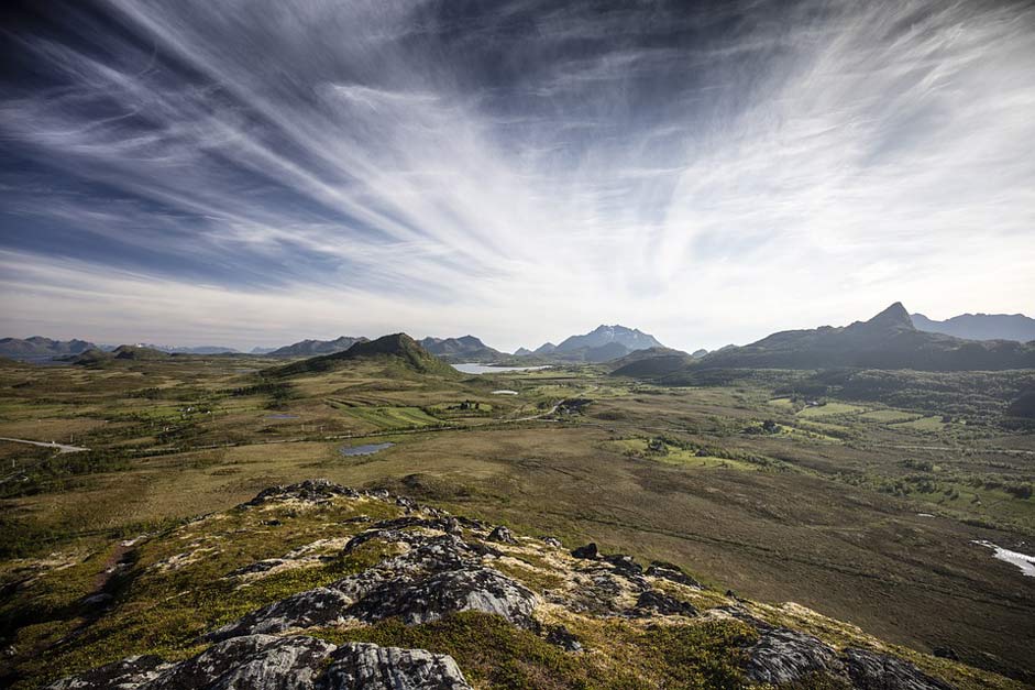 Mountain Scenery Lofoten Norway