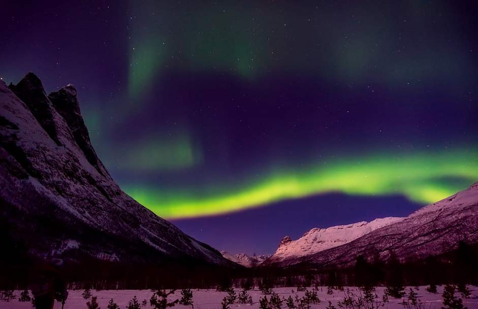 Gases Aurora-Borealis Northern-Lights Norway