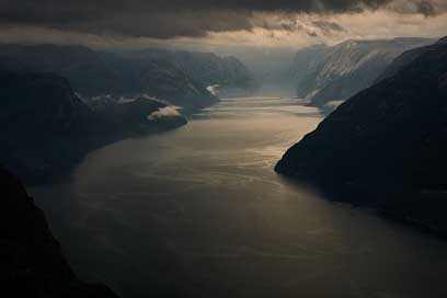 Fjord Nature Landscape Norway Picture