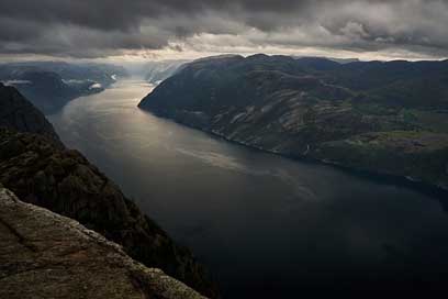 Fjord Nature Landscape Norway Picture