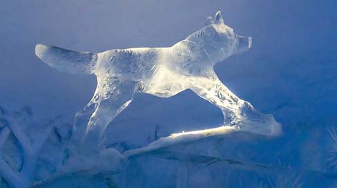 Snowhotel Kirkenes Ice-Sculptures Ice-Bar Picture