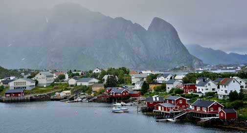 Lofoten Fisherman'S-Village Islands Norway Picture