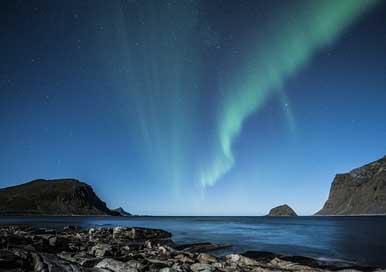 Aurora-Borealis Norway Northern-Lights Lofoten Picture