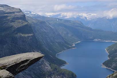 Trolltunga Norge Scenic Norway Picture