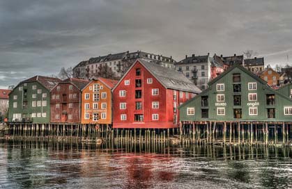 Trondheim Bridge Architecture Norway Picture