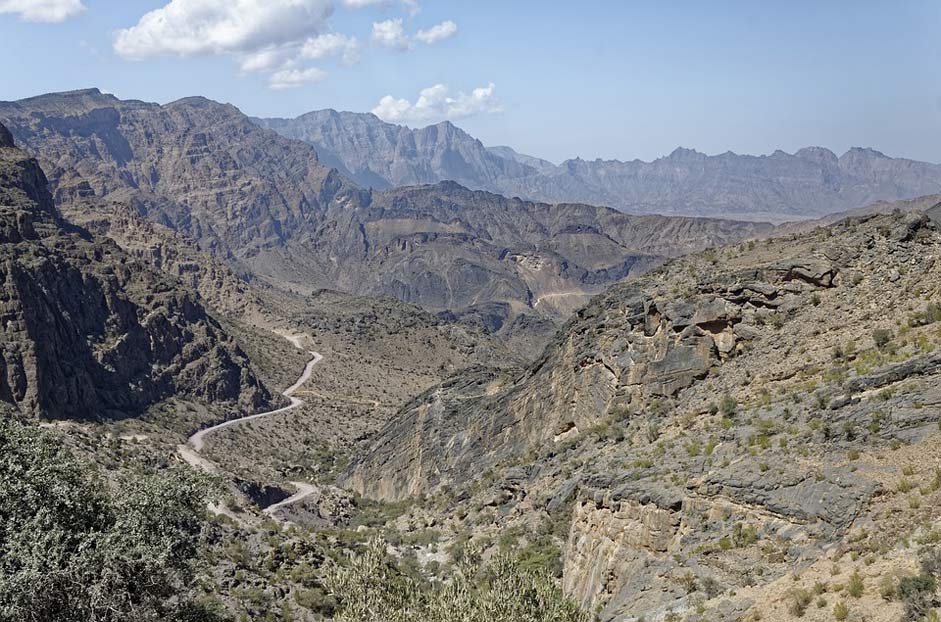 Mountains Landscape Az-Zahira Oman