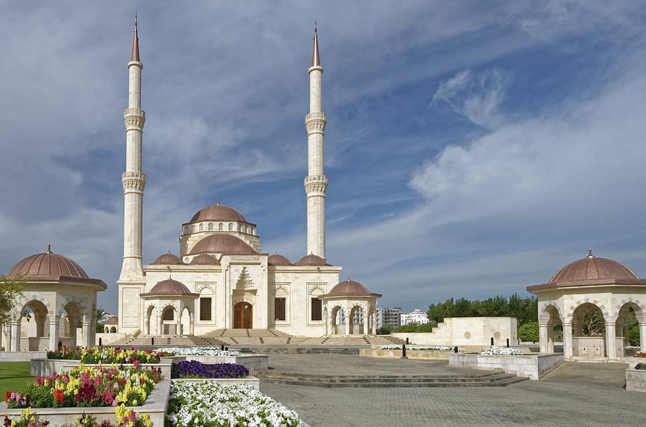 Minaret Saeed-Bin-Taimur-Masjid-Mosque Muscat Oman