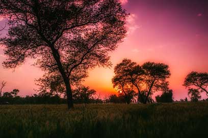 Pakistan Landscape Dusk Sunset Picture