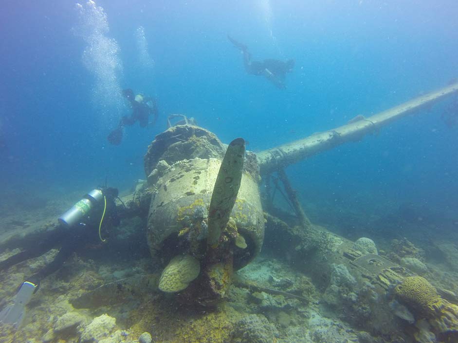 Plane-Wreck Shipwreck Palau Seaplane
