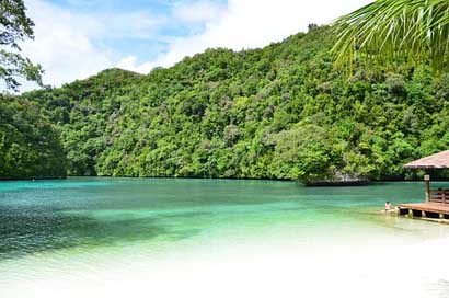 Palau-Beach Pond Lake Bay Picture