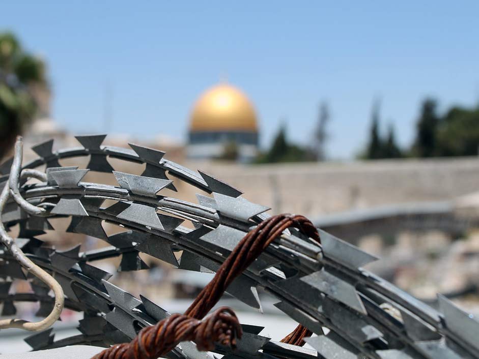 Palestine Israel Jerusalem Barbed-Wire