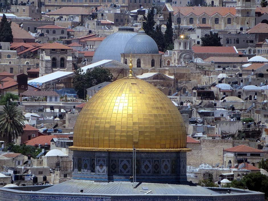 Israel Jerusalem Holy-Sepulchre Dome-On-The-Rock