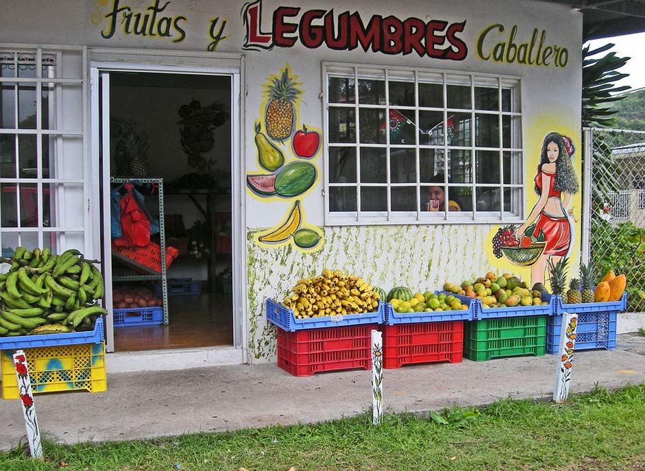 Bananas Store Vegetables Fruits