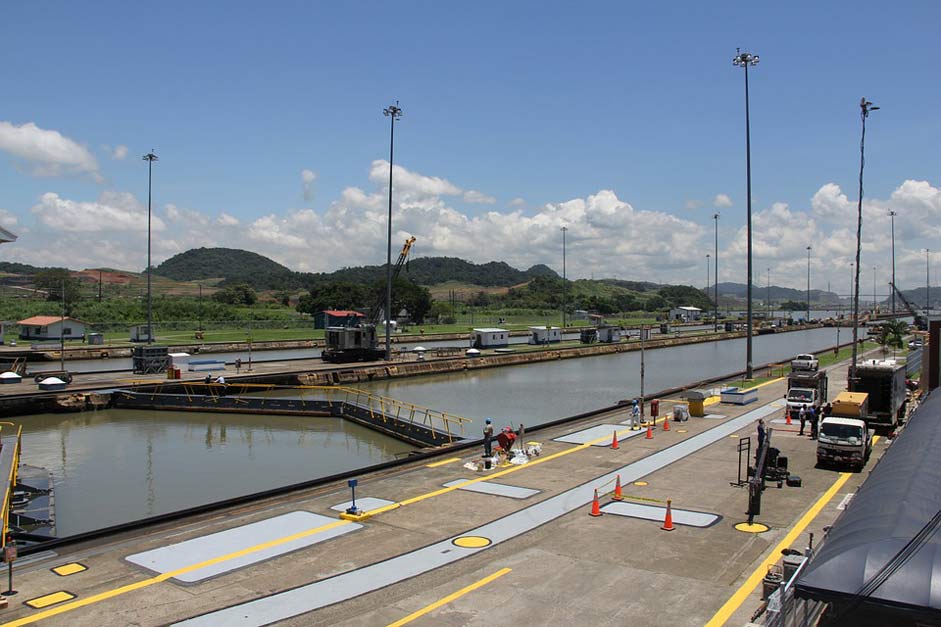 Central-America Channel Construction Panama-Canal