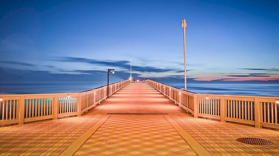 Landscape Sea Ocean Pier