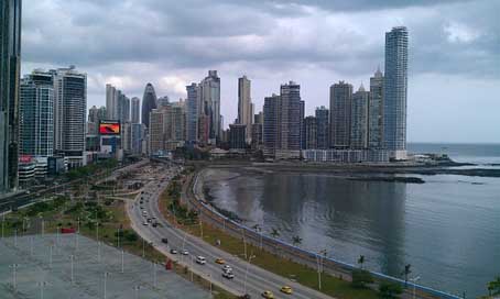 Panama Skyline Architecture Bay Picture
